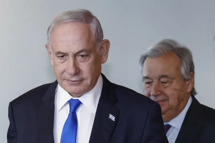 Em suas palavras, Netanyahu disse que não substituirá o "Hamastão" por um "Fatahstão" (Kena Betancur/Getty Images)