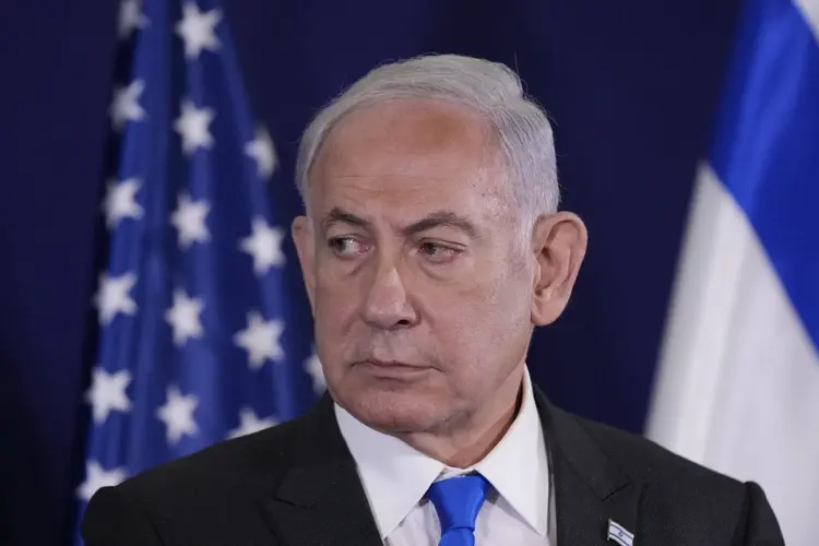 Netanyahu afirmou que "Israel é um país soberano" e que continuará lutando pela sua existência e futuro (JACQUELYN MARTIN/POOL/AFP /Getty Images)