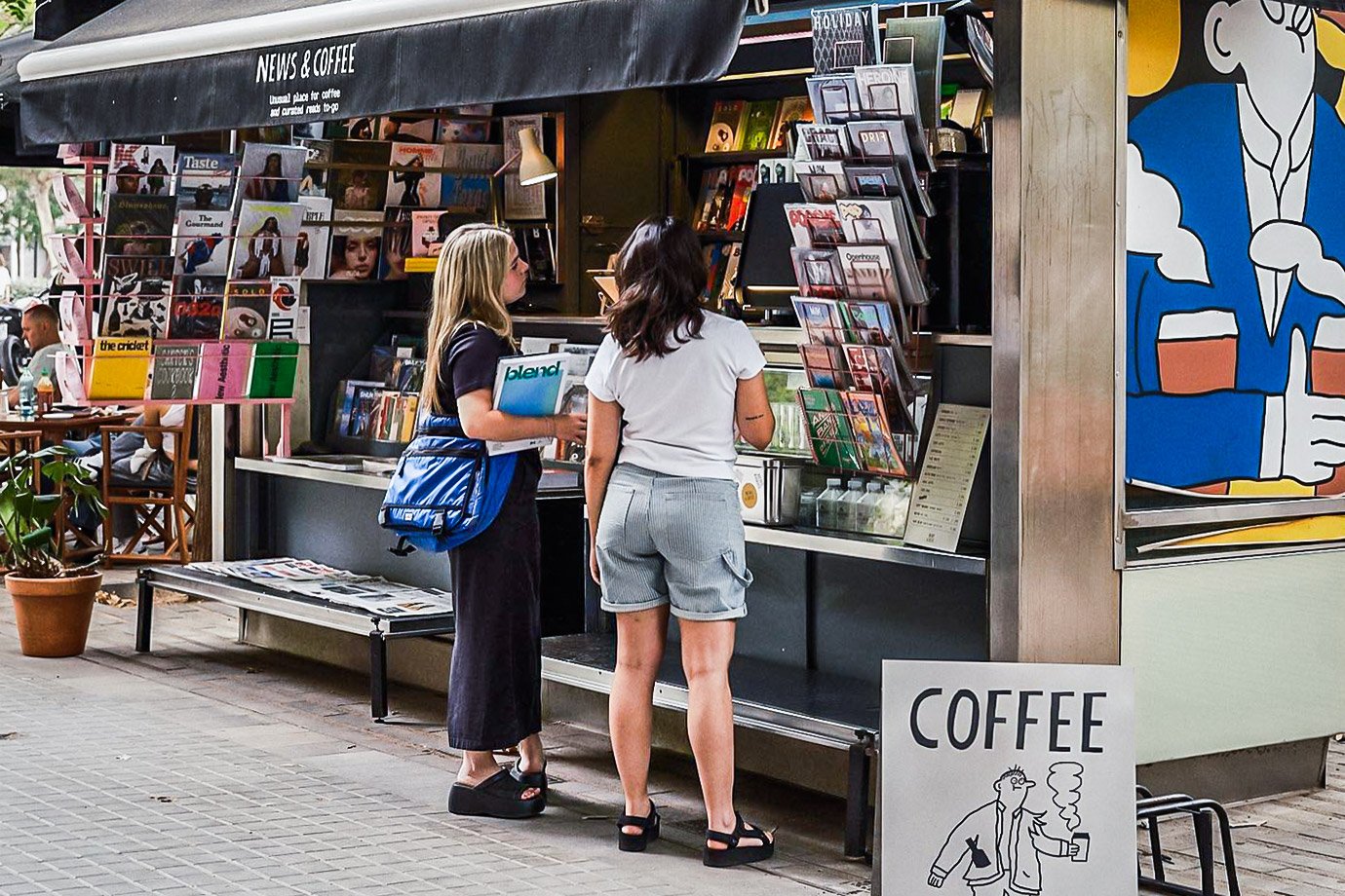 News and Coffee: um lugar de notícias e café em Madri, na Espanha