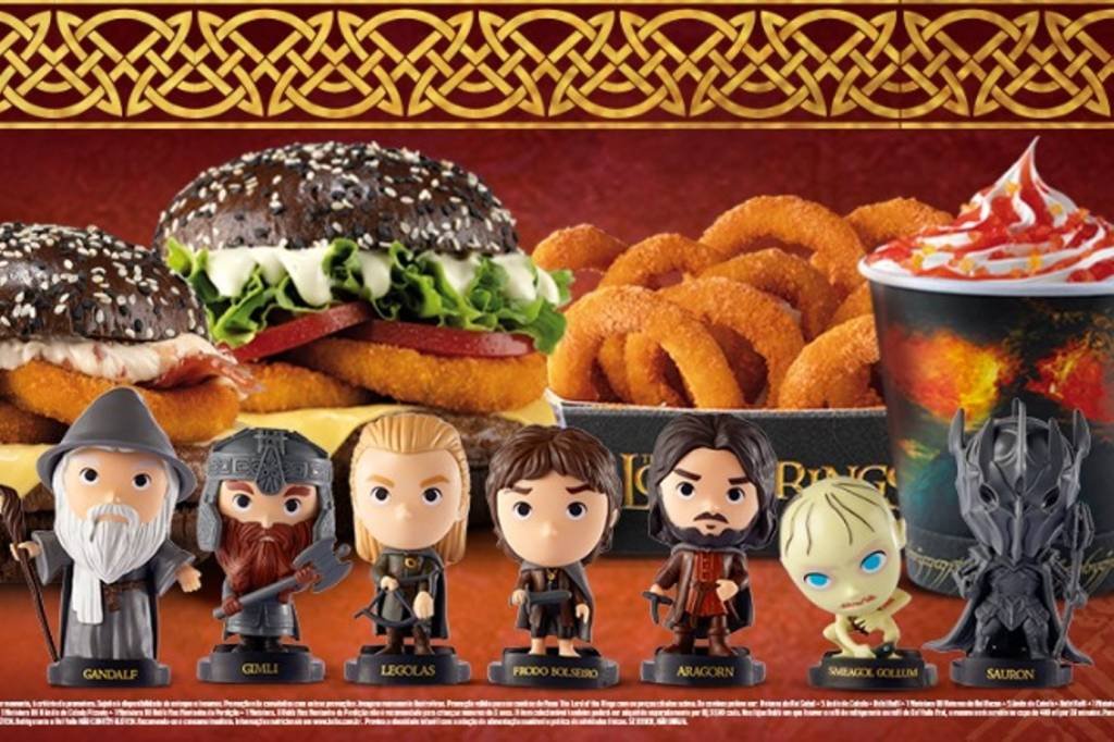 Bob's lança coleção exclusiva de miniaturas “The Lord of the Rings” com  cardápio inspirado na trilogia O Senhor dos Anéis