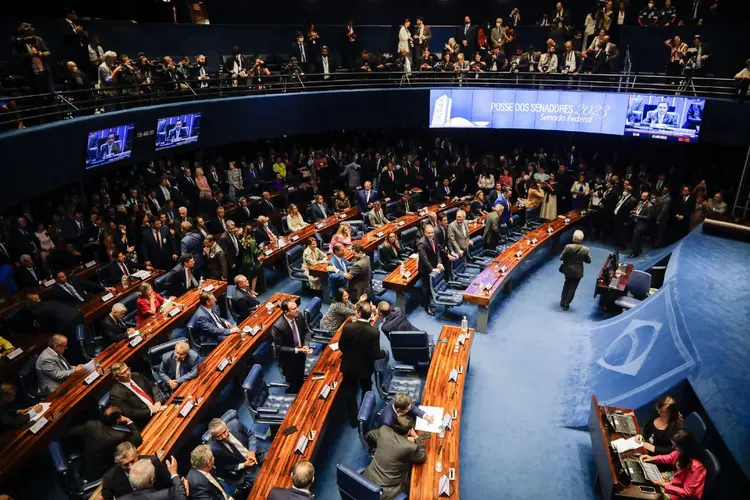 Plenário do Senado Federal, em Brasília (DF) (Sergio Lima/Getty Images)