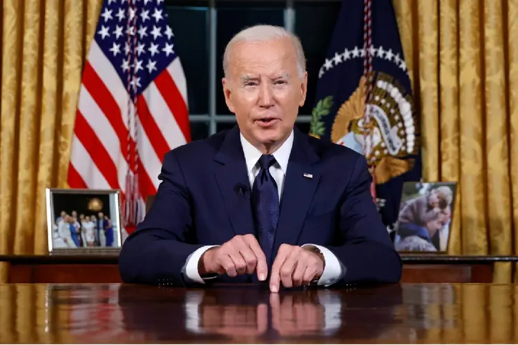Joe Biden: presidente dos Estados Unidos enfrenta grandes problemas em seu governo (Agence France-Presse/AFP)