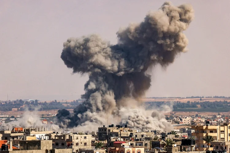 A guerra na Faixa de Gaza eclodiu após o violento ataque do Hamas em 7 de outubro, que deixou cerca de 1.400 mortos em Israel (AFP/AFP)