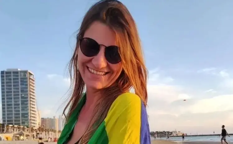 A carioca Karla Stelzer, de 42 anos: a terceira vítima brasileira da guerra entre Israel e Hamas