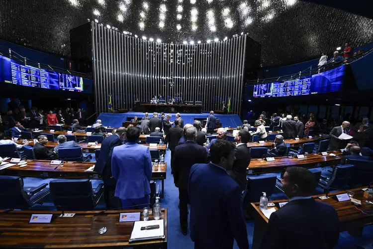 Plenário do Senado: governo espera arrecadar R$ 20 bilhões por ano com a proposta (Jefferson Rudy/Agência Senado/Flickr)