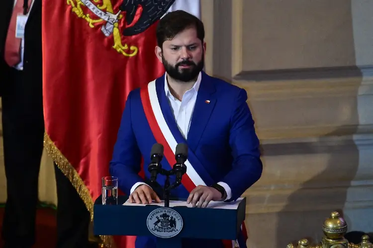 Gabriel Boric, presidente do Chile (Pablo Vera/Getty Images)