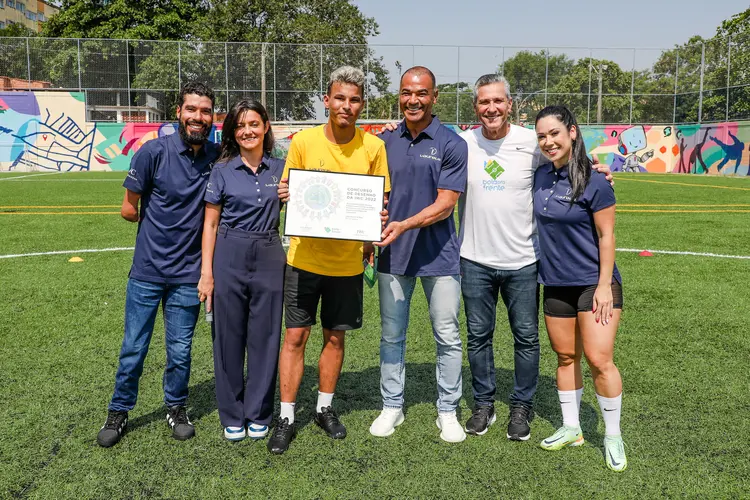 Daniel Dias, Débora Maldonado, João Paulo, Cafu, Jorginho e Raquel. (IWC/Divulgação)