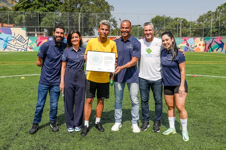 Daniel Dias, Débora Maldonado, João Paulo, Cafu, Jorginho e Raquel. (IWC/Divulgação)