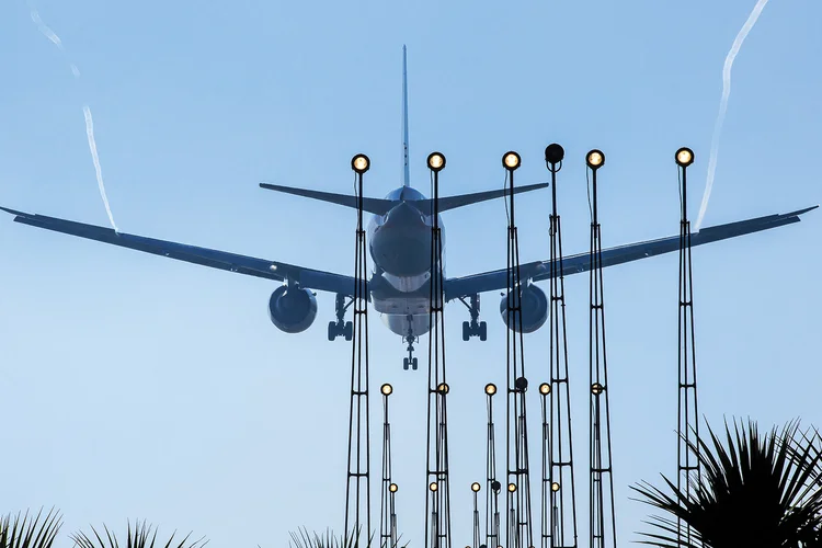 Avião no aeroporto de Guarulhos, em São Paulo (Claudio Capucho/Getty Images)