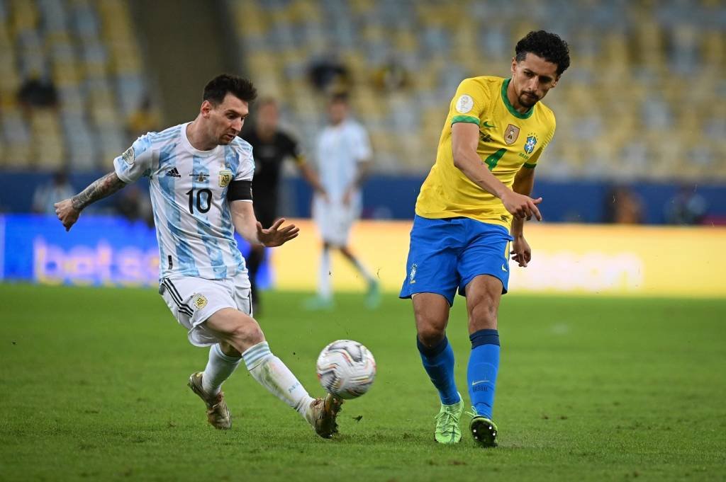Brasil x Argentina: seleção brasileira enfrenta a Argentina mirando se recuperar na competição (Getty Images/Reprodução)