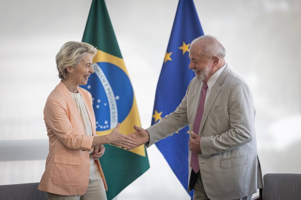 De acordo com o brasileiro, está sendo articulada uma reunião com von der Leyen durante a COP-28 (Arthur Menescal/Getty Images)