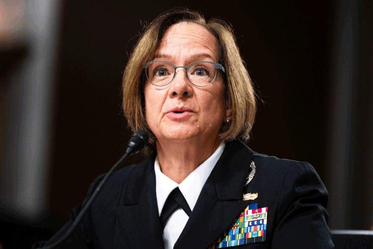Lisa Franchetti: militar já estava ocupando o cargo interinamente desde agosto. (Tom Williams/CQ-Roll Call, Inc/Getty Images)