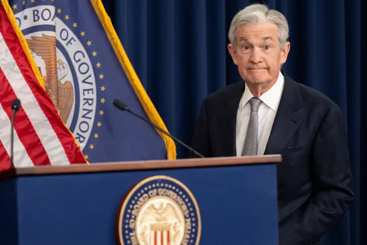 Jerome Powell, presidente do Federal Reserve (SAUL LOEB/AFP/Getty Images)