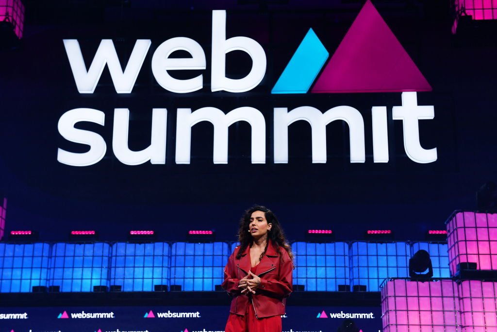 Lisbon , Portugal - 16 November 2023; Laura Vicente, Brand &amp; Communication, Globo, during day three of Web Summit 2023 at the Altice Arena in Lisbon, Portugal. (Photo By Piaras Ó Mídheach/Sportsfile for Web Summit via Getty Images)