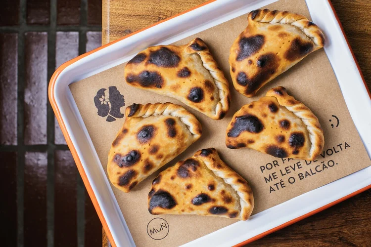 Empanada do La Guapa: produção artesanal em fábrica na cidade de São Paulo (Bruno Geraldi/Divulgação)