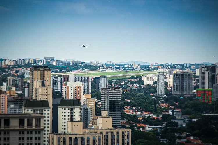 Vista aérea da cidade de São Paulo (Leandro Fonseca/Exame)