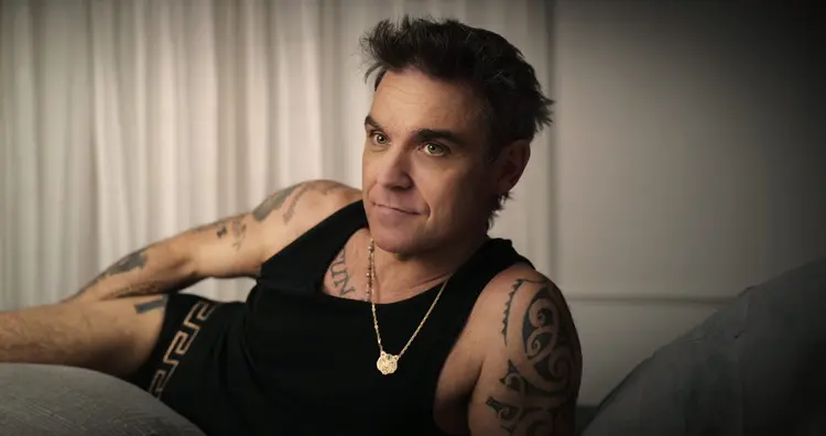 Robbie Williams. (Netflix/Divulgação)