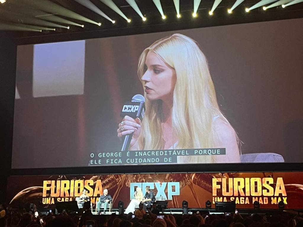 Anya Taylor-Joy e Chris Hemsworth no Brasil! Divulgando “Furiosa” da s