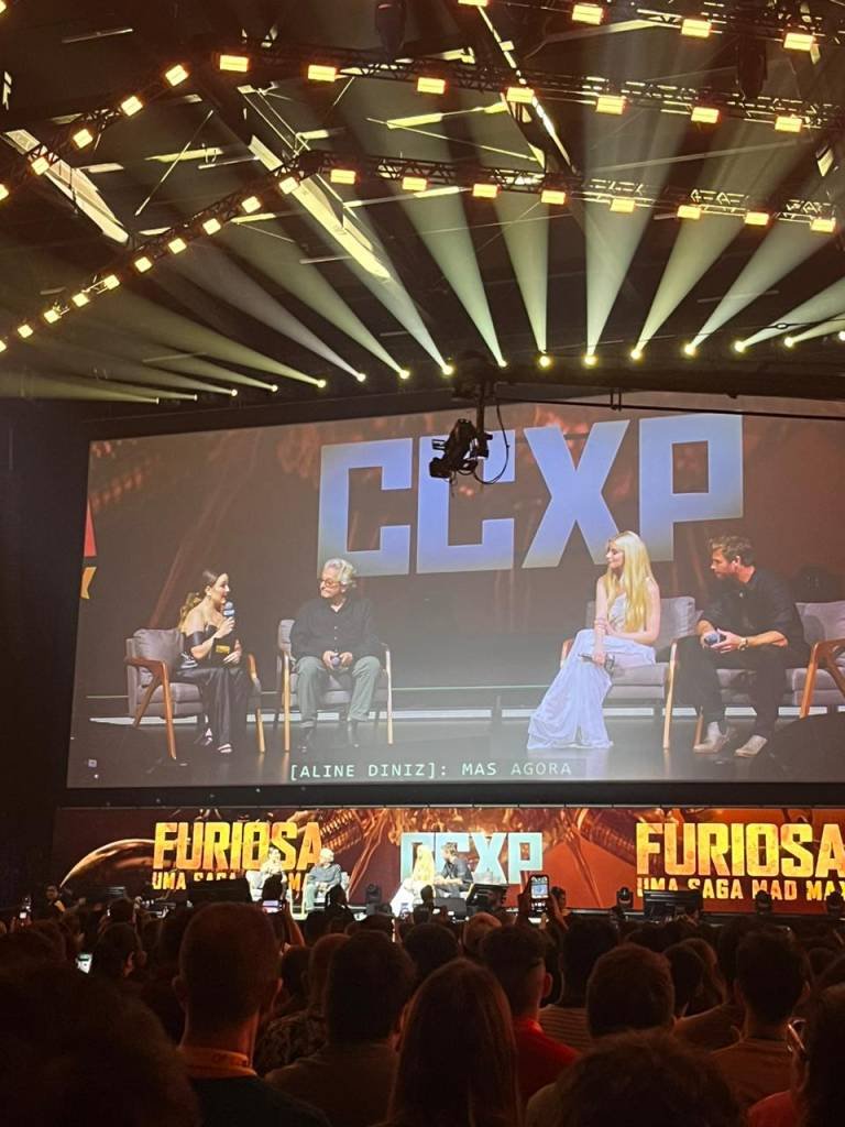 Anya Taylor-Joy e Chris Hemsworth no Brasil! Divulgando “Furiosa” da s