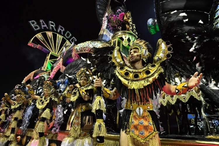 Carnaval de SP: desfiles ocorrem no Sambódromo do Anhembi (Nelson Almeida/Getty Images)