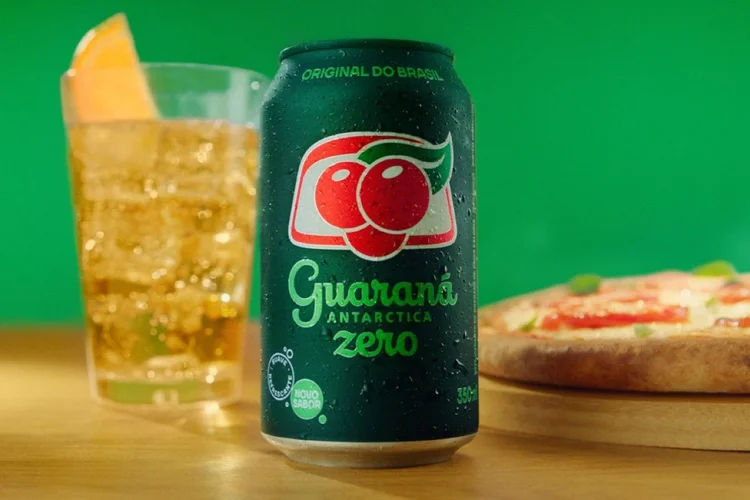 Lata de Guaraná Antarctica Zero também ganhou novo design (Divulgação/Ambev)