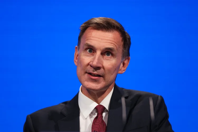 Jeremy Hunt, ministro de Finanças do Reino Unido (Hollie Adams/Getty Images)