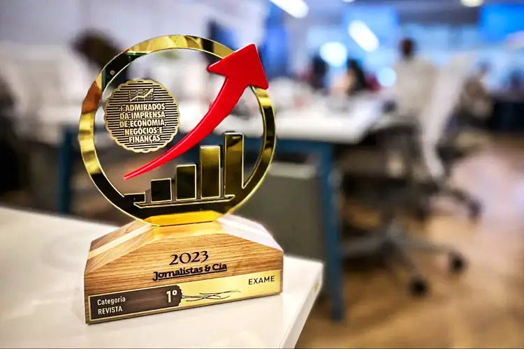 EXAME é premiada na categoria "Revista", no evento Mais Admirados da Imprensa de Economia, Negócios e Finanças (Lucas Amorim/Exame)