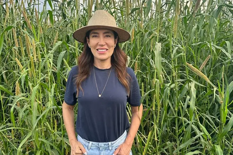 Maíra Coscrato: produtora no município de Guaíra, em São Paulo, é vencedora da 6ª edição do Prêmio Mulheres do Agro, promovido pela Bayer e Abag (Bayer/Divulgação)