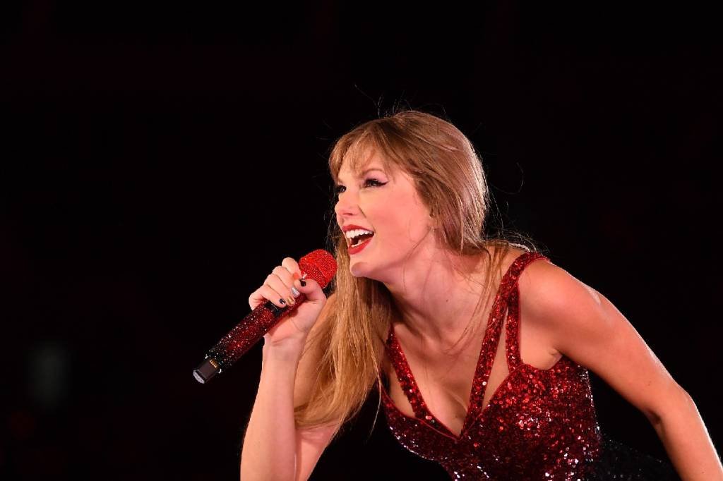 Taylor Swift: cantora é conhecida pelas canções "Love Story", "Back to December" e "Mine" (Marcelo Endelli/Getty Images)