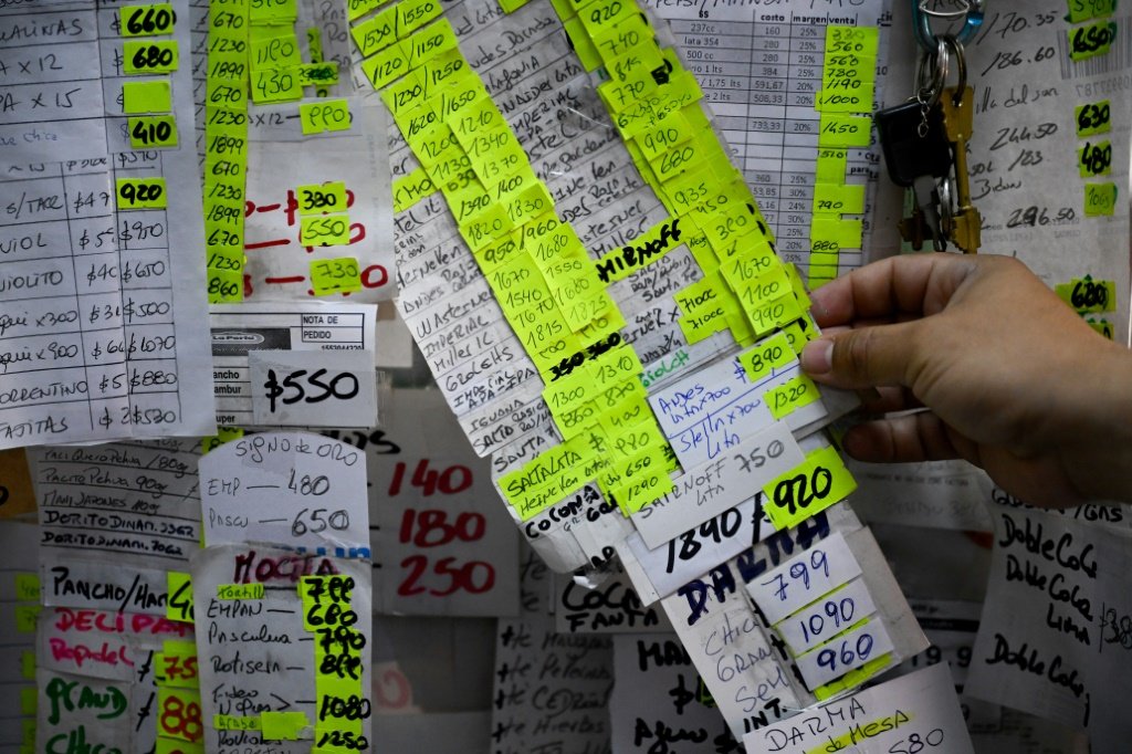 À espera de Milei, comerciantes remarcam os preços na Argentina