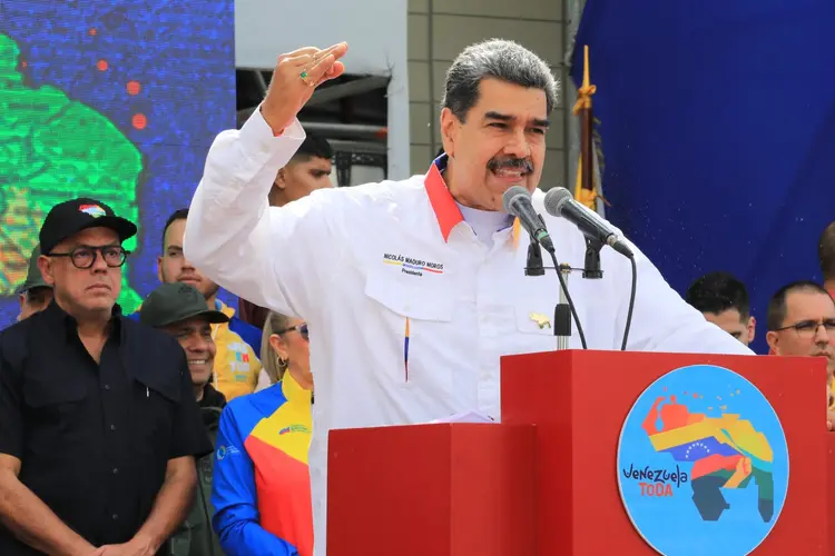 Nicolás Maduro, presidente da Venezuela (ZURIMAR CAMPOS/AFP)