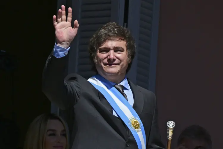 Javier Milei, presidente eleito da Argentina (Pablo Porciuncula/AFP)