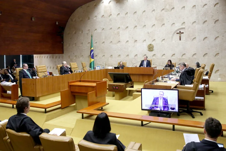 STF: processo que trata do tema estava na pauta de julgamentos de ontem, mas não foi chamado para ser avaliado no plenário (Gustavo Moreno/STF/Divulgação)