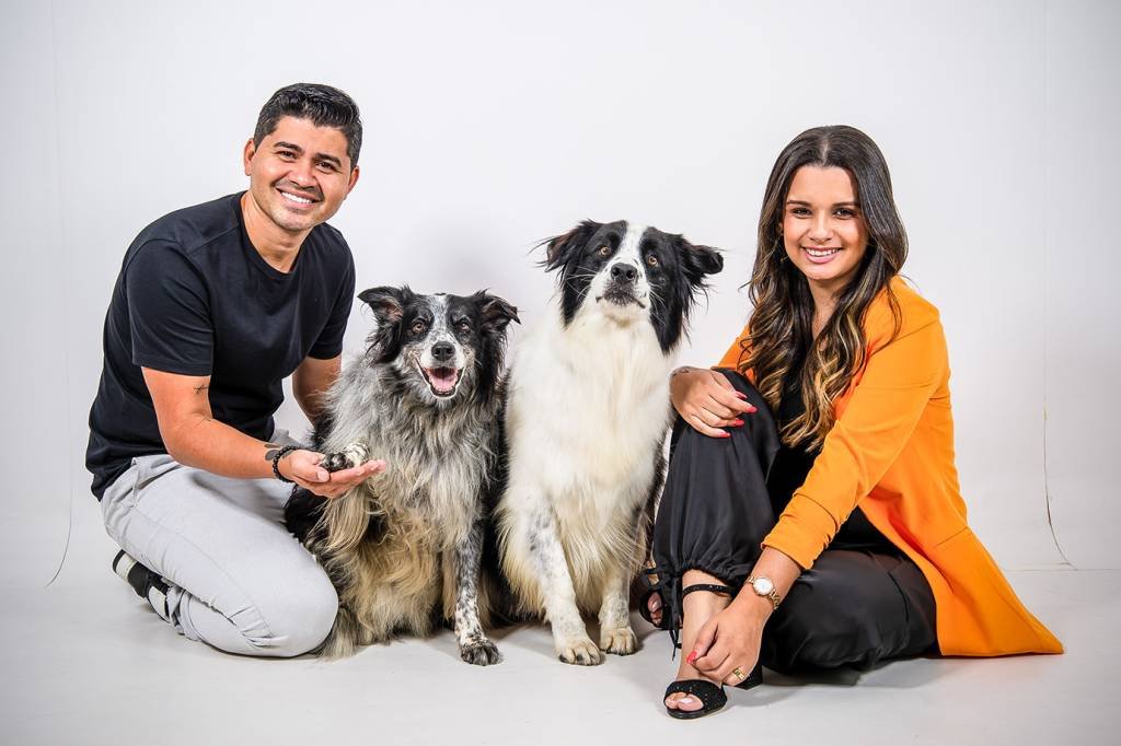 Cleber Santos e Dan Batista, da Comport Pet: “Minha vida foi mudada por causa de um cachorro”, diz Santos (Grupo Comport/Divulgação)