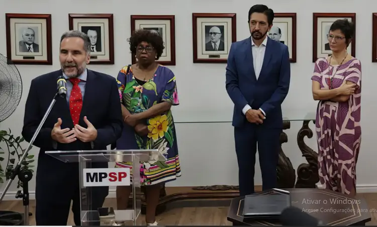O acordo foi assinado na sede do Ministério Público, no centro da capital paulista