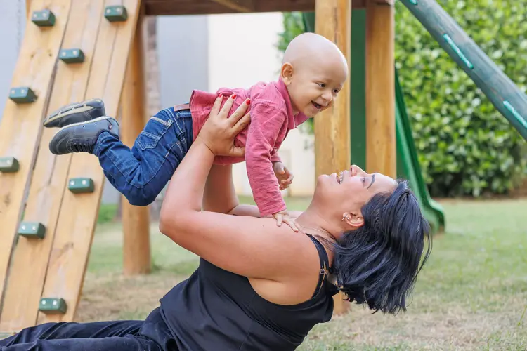 Família na Casa Campinas, do Instituto Ronald McDonald (Instituto Ronald McDonald/Divulgação)