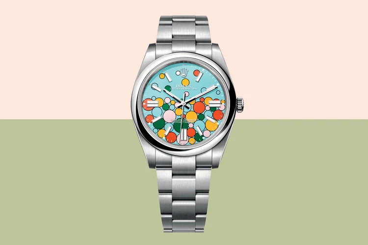 Oyster Perpetual Celebration: sistema de absorção de choques Paraflex de alto desempenho (Rolex/Divulgação)