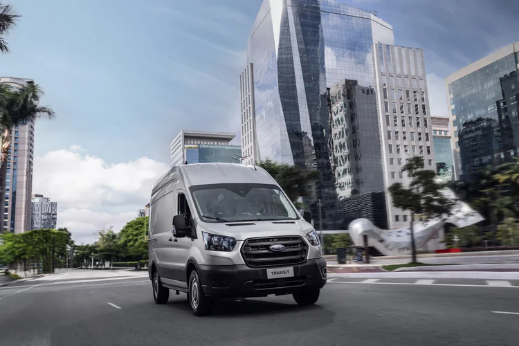 Veículos comerciais: Ford Transit foi o modelo que mais ganhou participação de mercado no segmento nos últimos 24 meses (FORD/Divulgação)