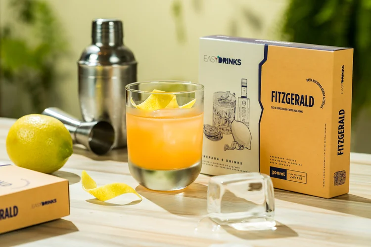 Fitzgerald: kit para preparo do drinque foi o último lançamento da marca (Leo Feltran/Divulgação)