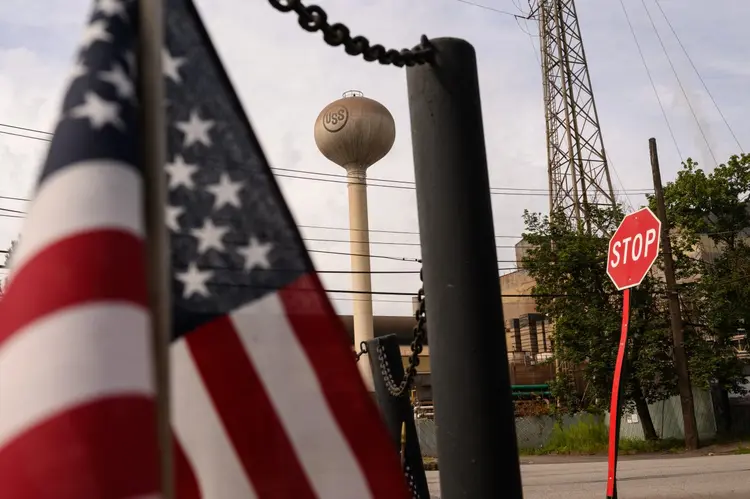 US Steel: empresa símbolo da industrialização americana entra nas discussões eleitorais dos EUA (Justin Merriman/Bloomberg via Getty Images/Getty Images)