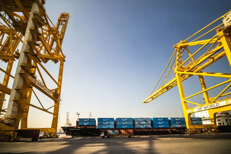 Porto de Jebel Ali, Zona Franca de Dubai (Leandro Fonseca/Exame)