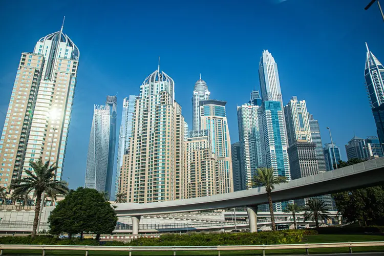 Dubai, nos Emirados Árabes Unidos, sede da COP28 (Leandro Fonseca/Exame)