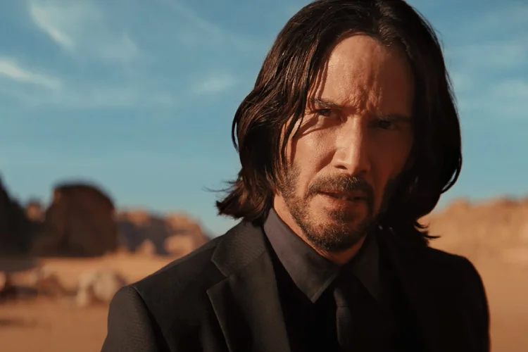 Keanu Reeves no filme "John Wick 4: Baba Yaga" (Paris Filmes/Divulgação)