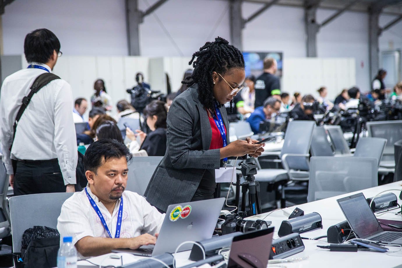 Jornalistas na sala de imprensa da COP28 - Dubai 

Foto: Leandro Fonseca - @leofonsa