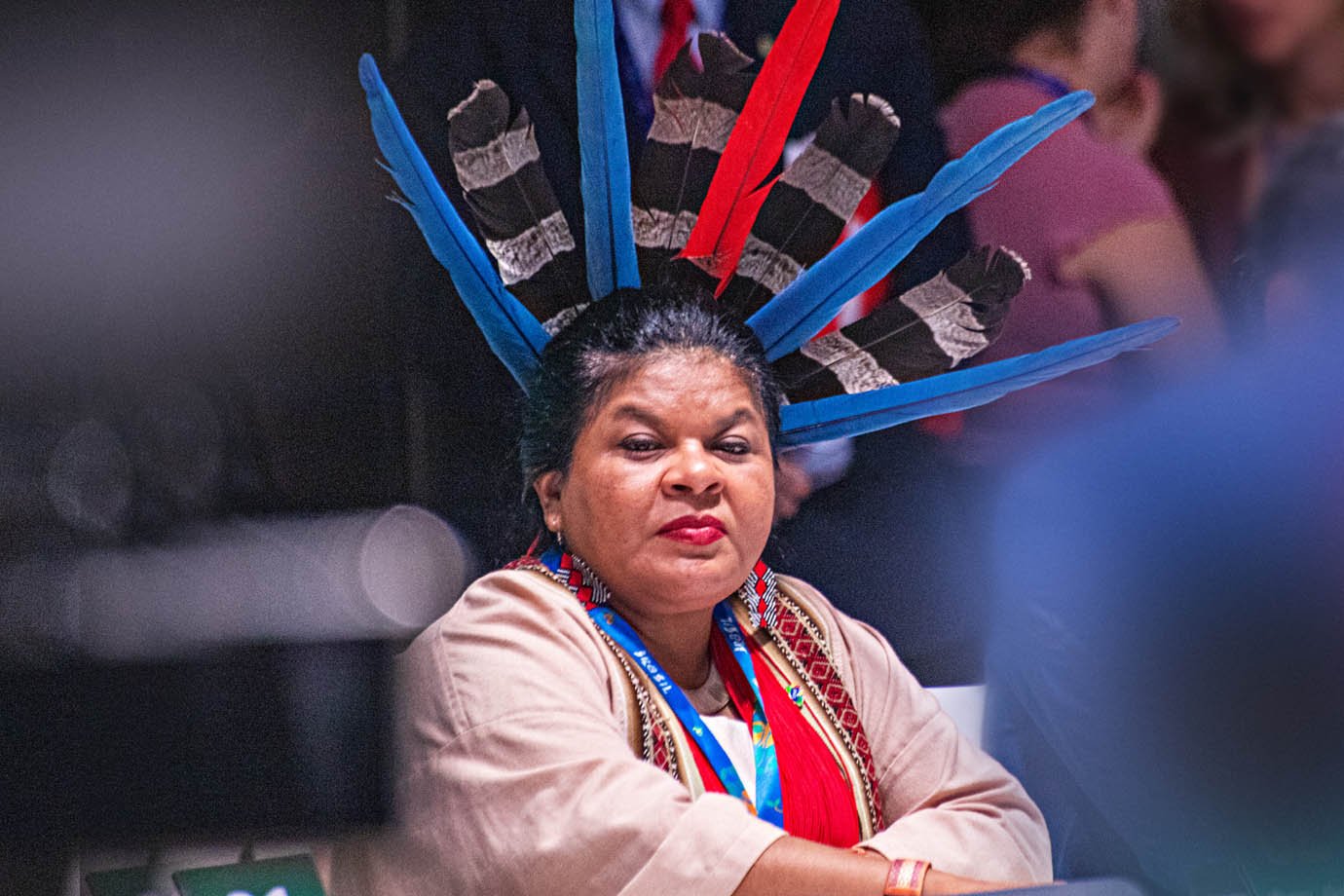 Indigena Sonia Guajajara na COP28 em Dubai 

Foto: Leandro Fonseca
Data: 02/12/2023