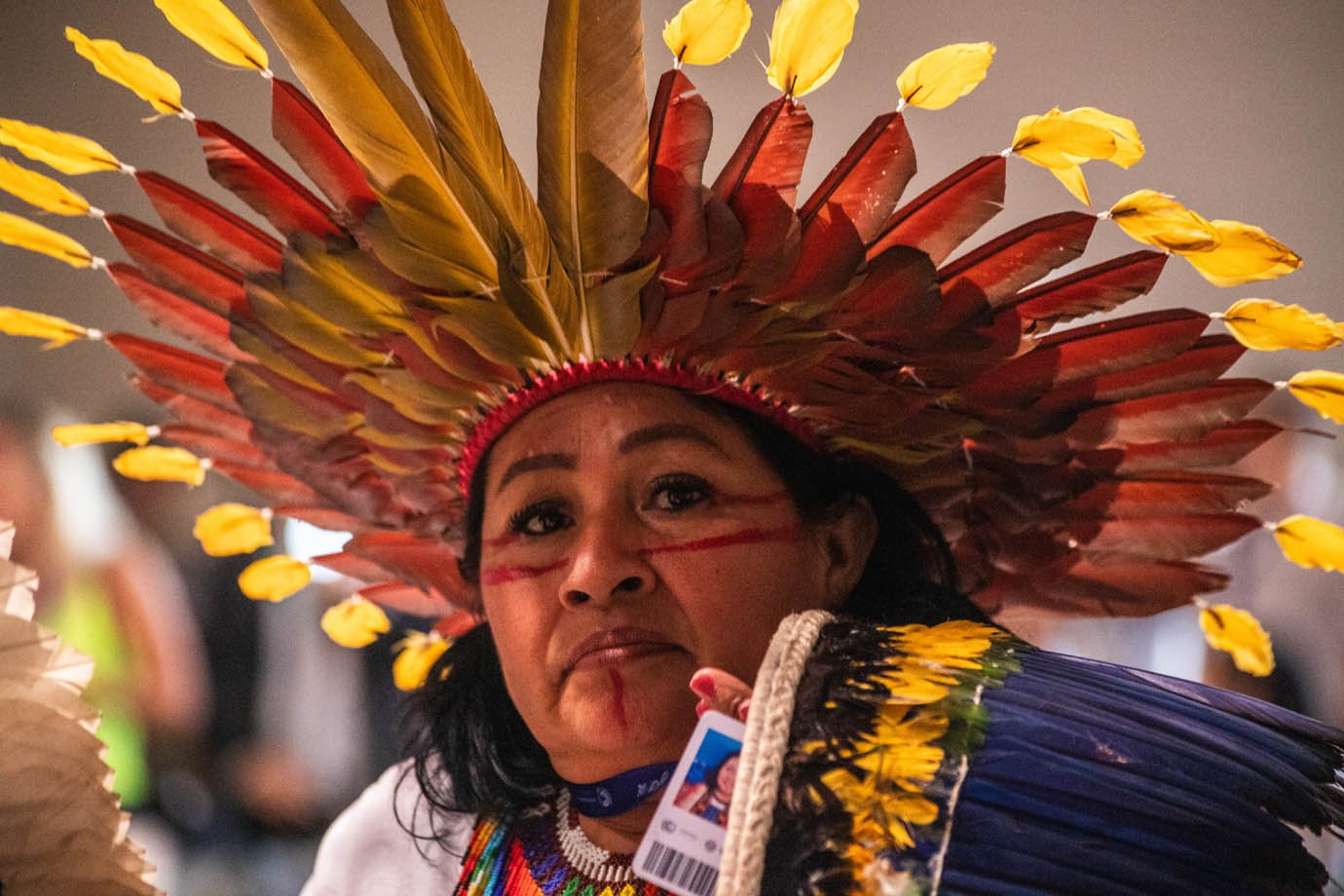 Indigenas na COP28 em Dubai 

Foto: Leandro Fonseca
Data: 02/12/2023