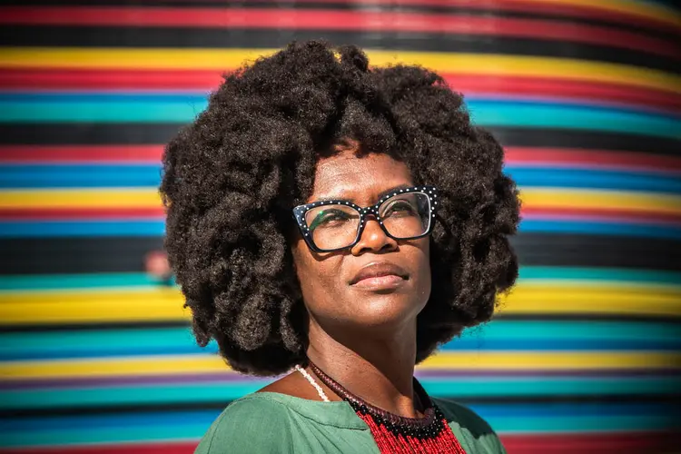 Selma Dealdina, secretária executiva da Coordenação Nacional de Articulação das Comunidades Negras Rurais Quilombolas (Conaq), na COP28 (Leandro Fonseca/Exame)