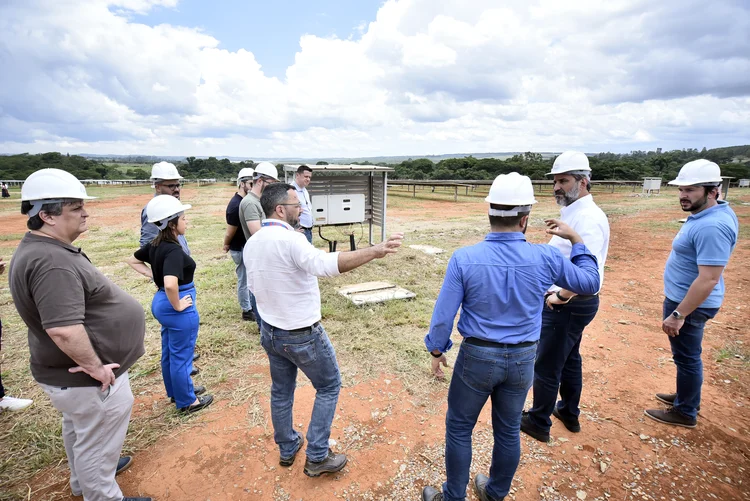 Início das operações da 101ª usina de energia renovável da TIM (Mariana Di Pietro/Divulgação)