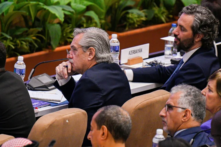 Santiago Cafiero: "as negociações continuarão e há muito trabalho realizado, mas não estão reunidas as condições para assinar o acordo" (AFP/AFP Photo)