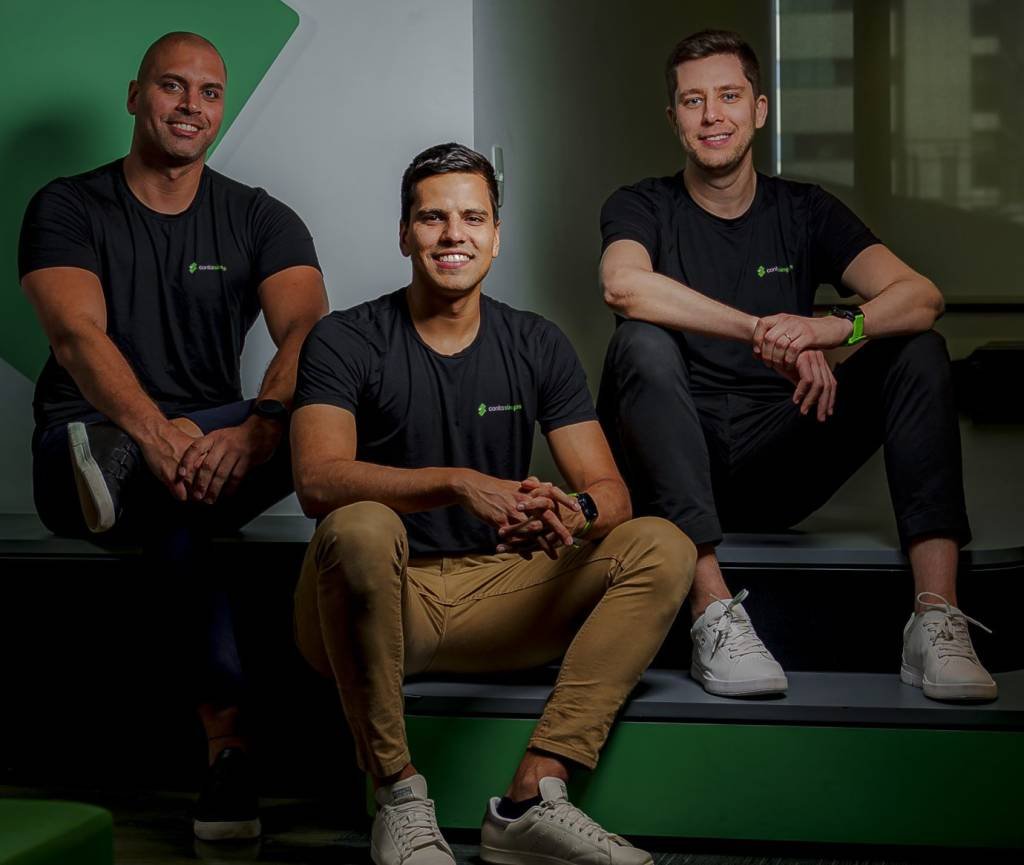 Fernando Santos, Rodrigo Tognini e Ricardo Gottschalk: "Nós vamos aumentar o leque de produtos para os nossos clientes"